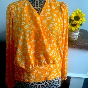 Lane Bryant Size 18 floral pattern blouse